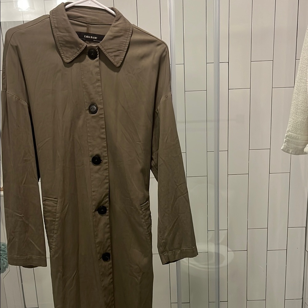 Zara Women’s olive green coat